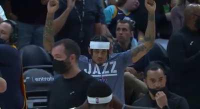 JC celebrating. Iconic.