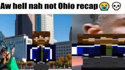 [Slideshow with images of Ohio and Pixelriffs with the recap music in the background] Not Ohio Recap😭😭