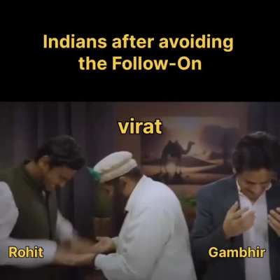Indians after avoiding follow-on 