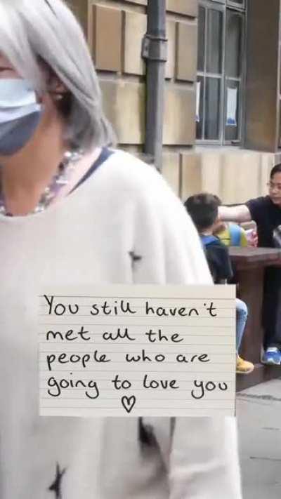 A note to a stranger ❤️