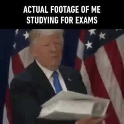 All set for the exams