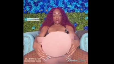 PH | getting freaky with a strap on and a sex doll made by tantaly