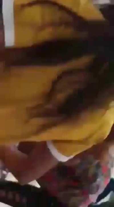 Girls fighting 2 vs 1