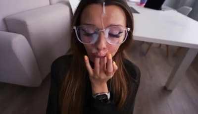 getting covered with cum is my fav