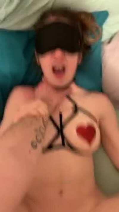 Breaking in the new lingerie