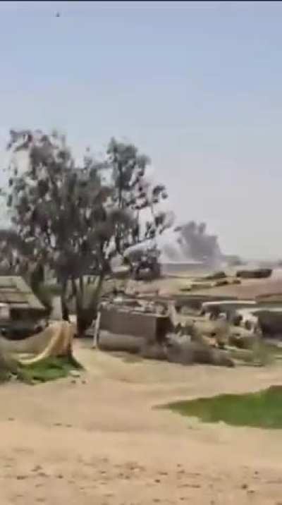 Iranian missile impact in Neot Hovav chemical industrial in Beershaba, Israel