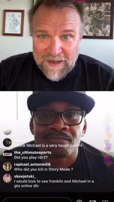 Ned Luke aka Michael's voice actor calls out Mr BossFTW