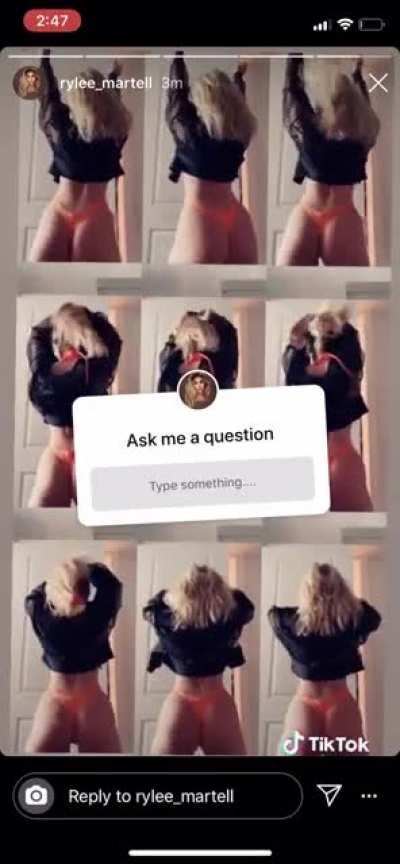 Got y’all boys she deleted it soon after🤞