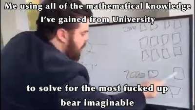 I’m about to perform the Laplace transform of bear, AND NOBODY CAN STOP ME! SCP-1313