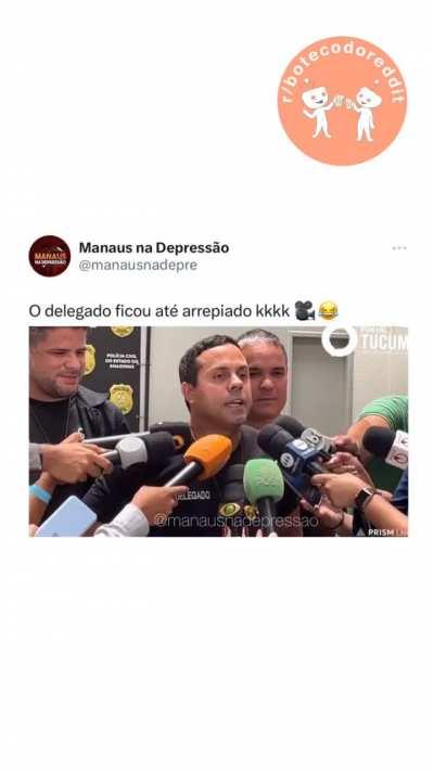 Quase perde a postura