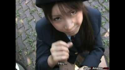 Japanese Female Cop Abusing Her Powers