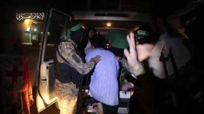 Day 2 of the hostage exchange. Look how they goodbye.