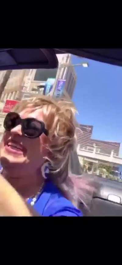 WeEe HaVe ThE KeYs To ThE cItY.... the placebo... 💀💀💀💀 that little ass luggage lock. Why is she wearing laundry soap on her ears? I’m so lost 😂😂😂