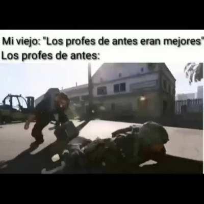 Los profesores de antes