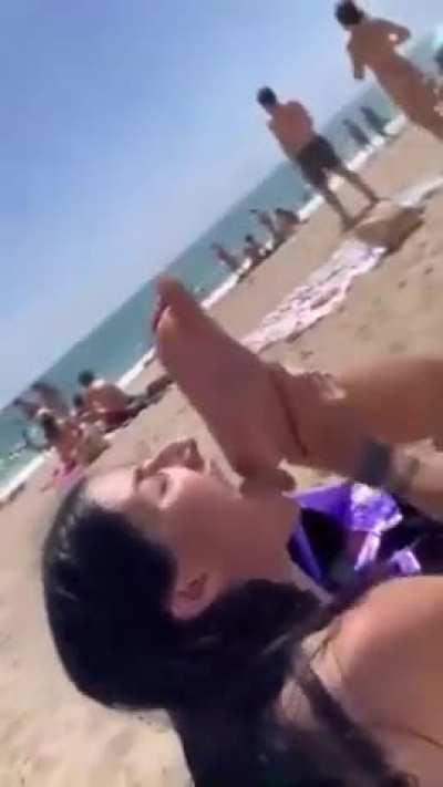 Public beach worship 🫣