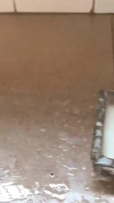 Accidently in moms splash zone