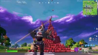 i duplicated gas cans as much as i could, then shot them