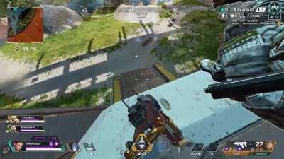 Waiting on top of doors outside of Jurassic park is a legit strat lol