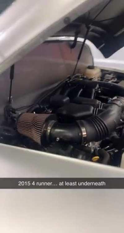 Underneath this body is a Toyota 4Runner