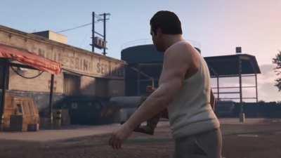 [GTA5] Trevor heads out on an imaginary helicopter