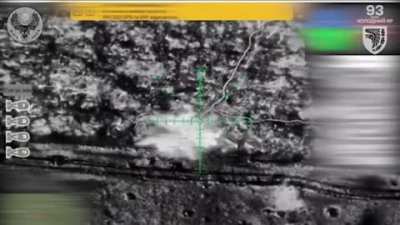 FPV drones of the Black Raven unit of the 93rd brigade hit 2 Strela-10 air defense systems. February 2025, location not disclosed.