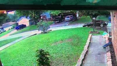 This morning at my sisters house