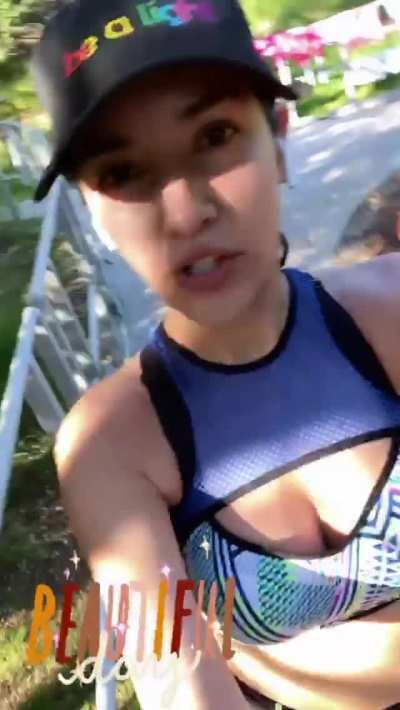 Bellator ring girl Mercedes Terrell