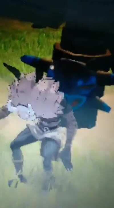 Un hilichurl bailando turra volv&eacute;.