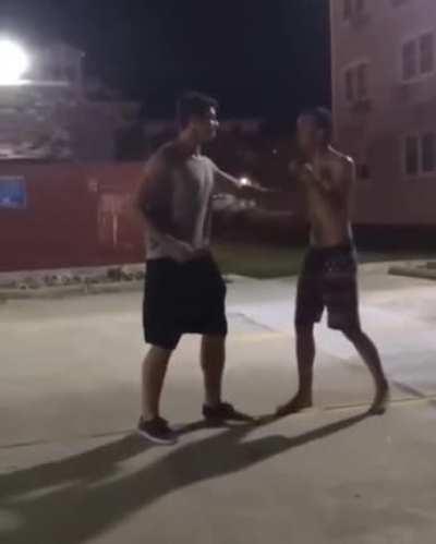 Well, he insists not to fight.