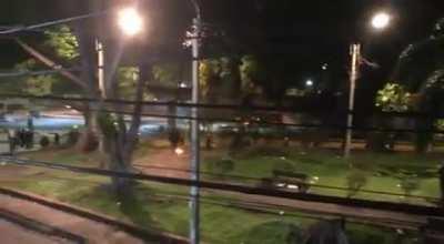 Policemen Shooting Protesters