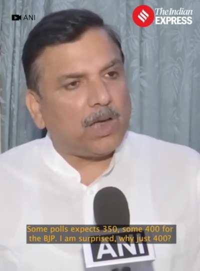 Clowns living in delusion after exit polls are declared. Peak delulu