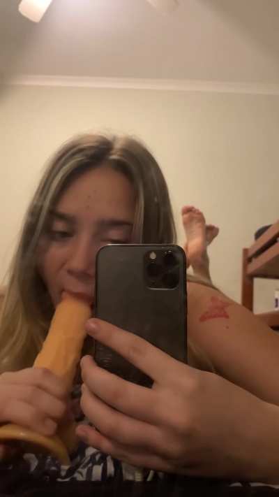 If any older men would use my 18yo mouth like this just say Y or N?