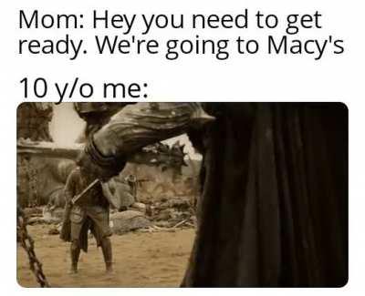 Macy's it is. Do not come between a Nazgul and its prey