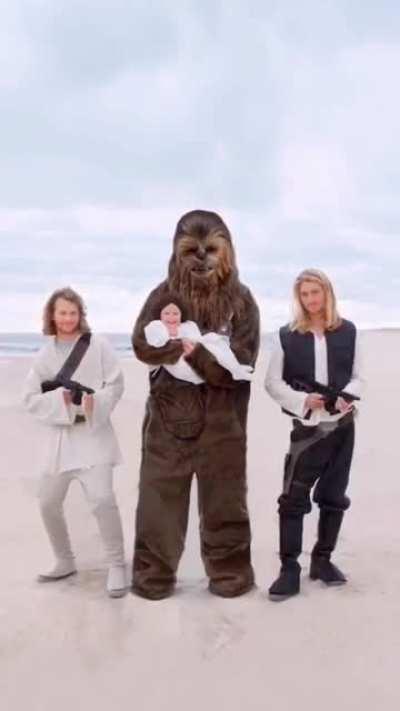 *actual* human bros being bros to their little sister for Halloween