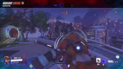 They felt a little too comfortable in their safety bubble considering we had a Venture AND a Lucio on our team lol