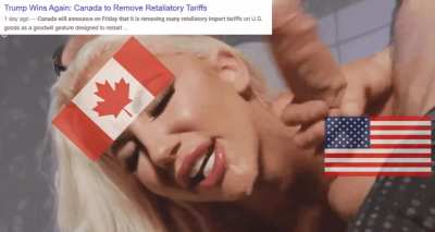 The 51st State always gives in to their American masters~ They just can't help it~