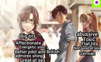 Fun fact mari has 3x times the booba size than asuka