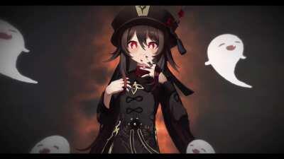 Animated Hu Tao cause sheeee my new babeee