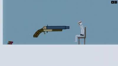 wierd ahh shotgun that i made 😳😳