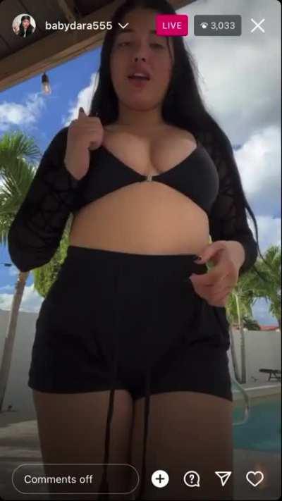 Dara Anjelika poolside