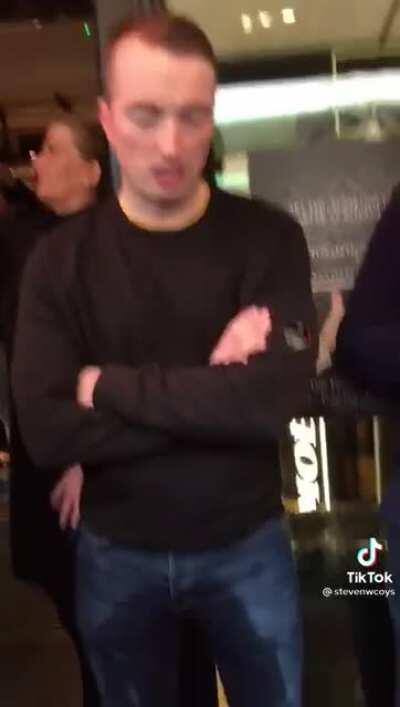 Physically he's there