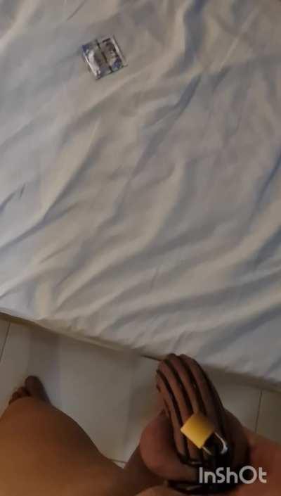 doing double penetration while my cuckold films and waits to clean up our mess (6 months pussyfree, chastity belt months and counting) ... show some love and we will show our others videos