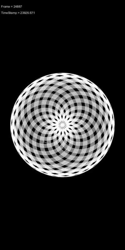 Visualisation of Pi being irrational 