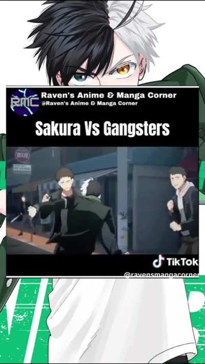 Sakura vs Gangsters from Windbreaker part 1