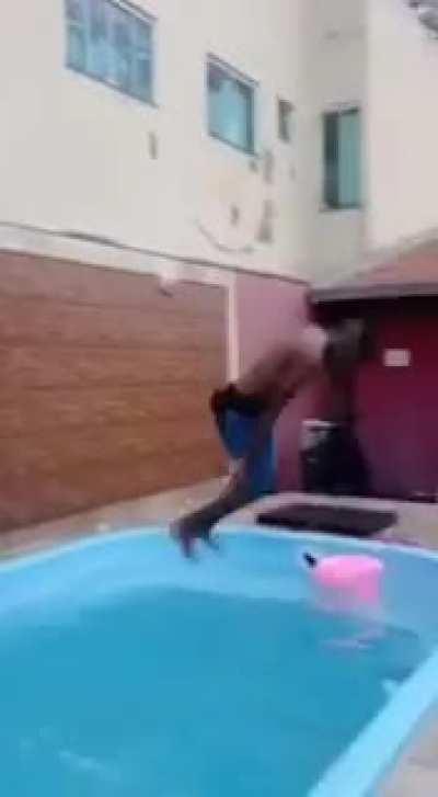 He overshot it just a little bit