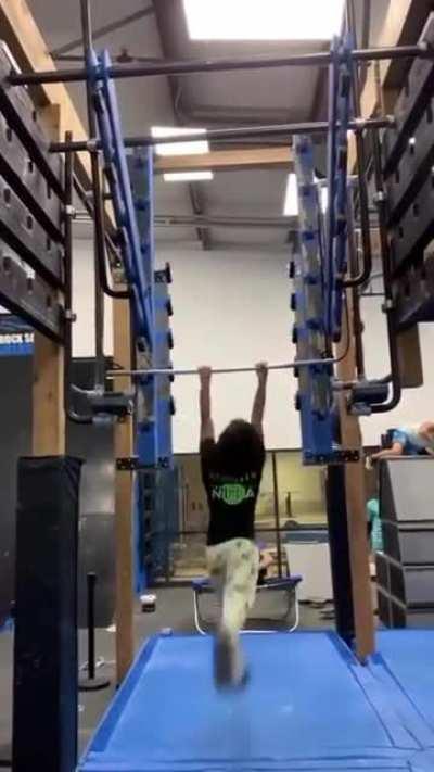 Mind blowing how high he went! 🤯🤯🤯