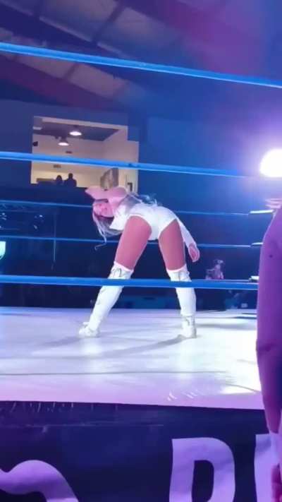 Mercedes Moné spanking herself