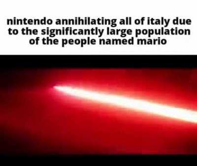 Nintendo really hates someone using their stuff without their permission. (credit to my friend lol)