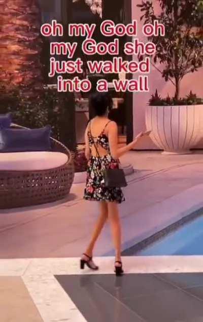 Filming a random woman walking…