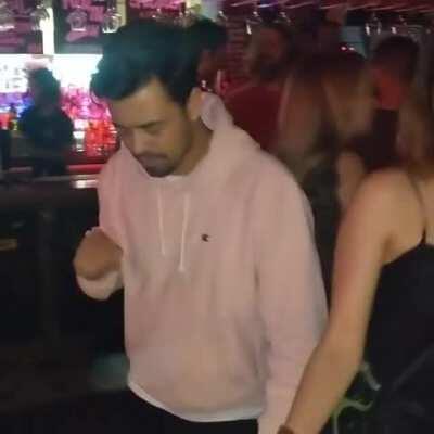 HMB while I challenge this woman to a scull